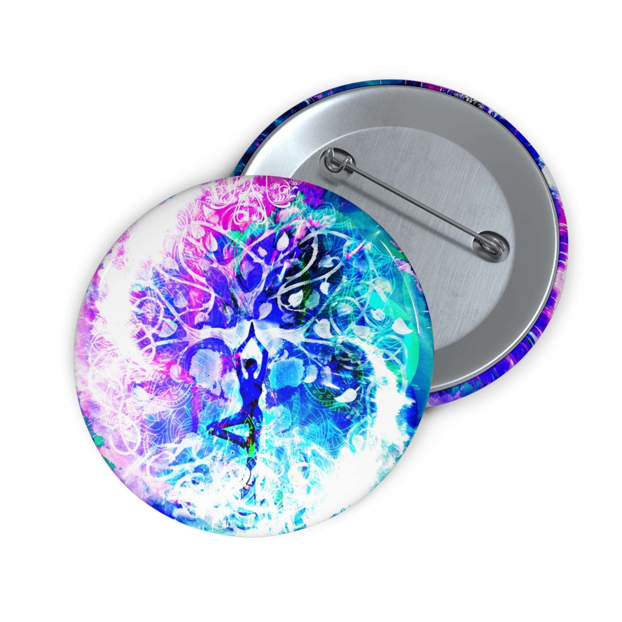 Creation's Namaste Meditations Pin Buttons