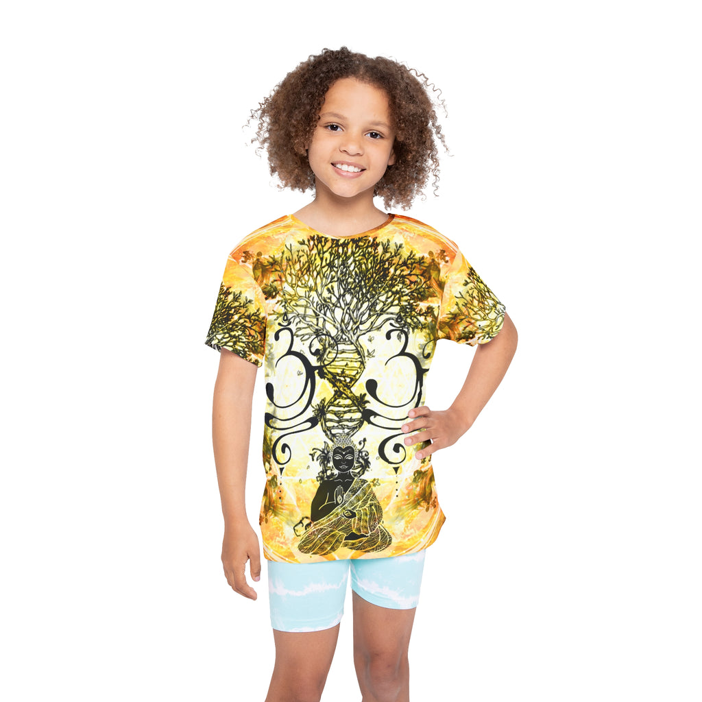 Katerina's Golden Buddha Meditations Kids Sports Jersey
