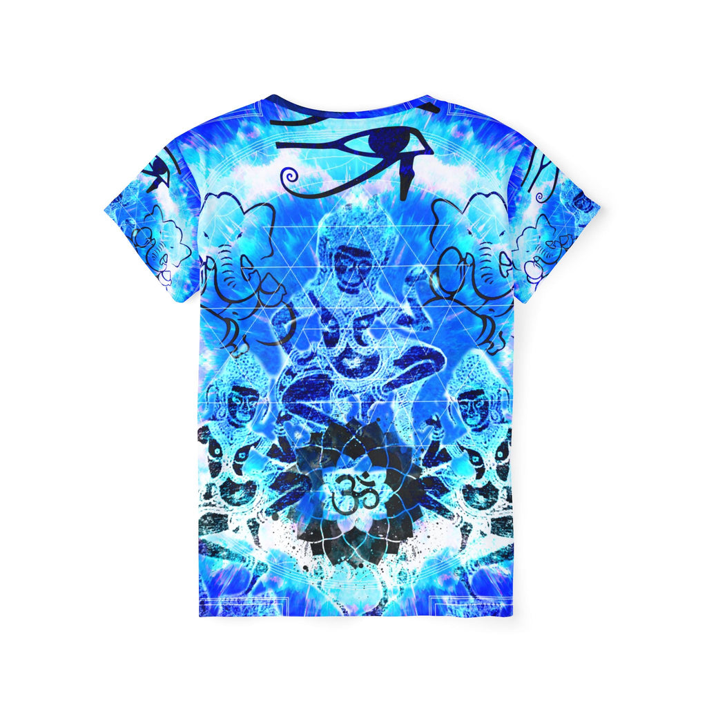 Amen Jin's Blue Sun Zen Meditations Women's Sports Jersey