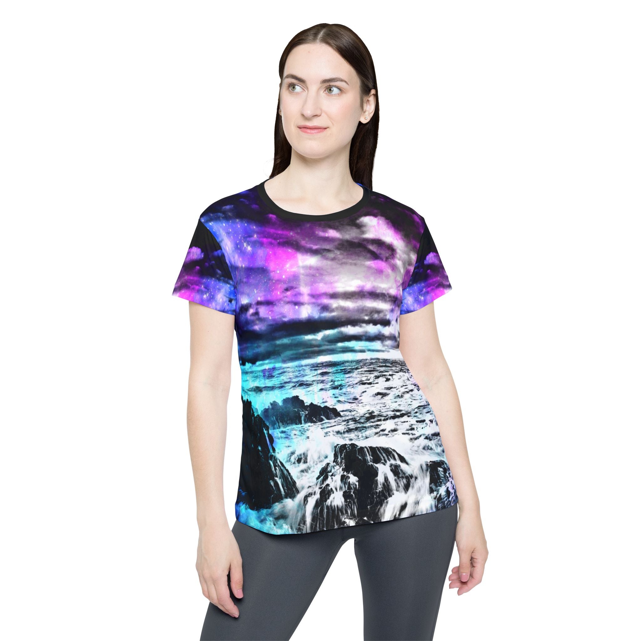 Lover's Creation's Cosmic Falls Dreams Women's Sports Jersey