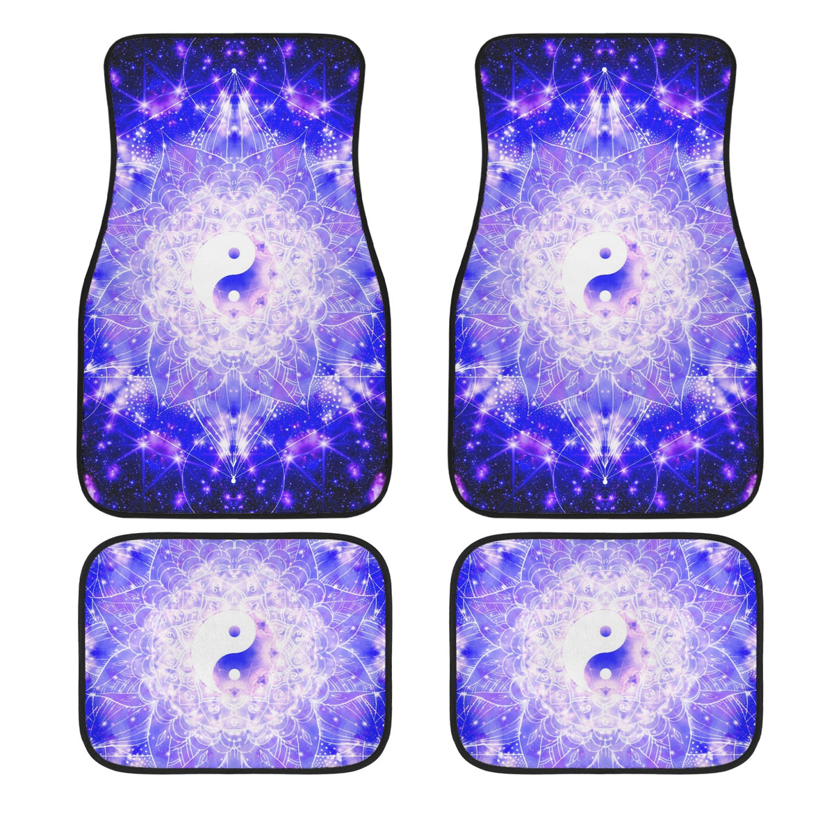 Katerina's Psyche Yin Yang Meditations 4-Piece Car Floor Mats （Customized Separately）| Ships from USA