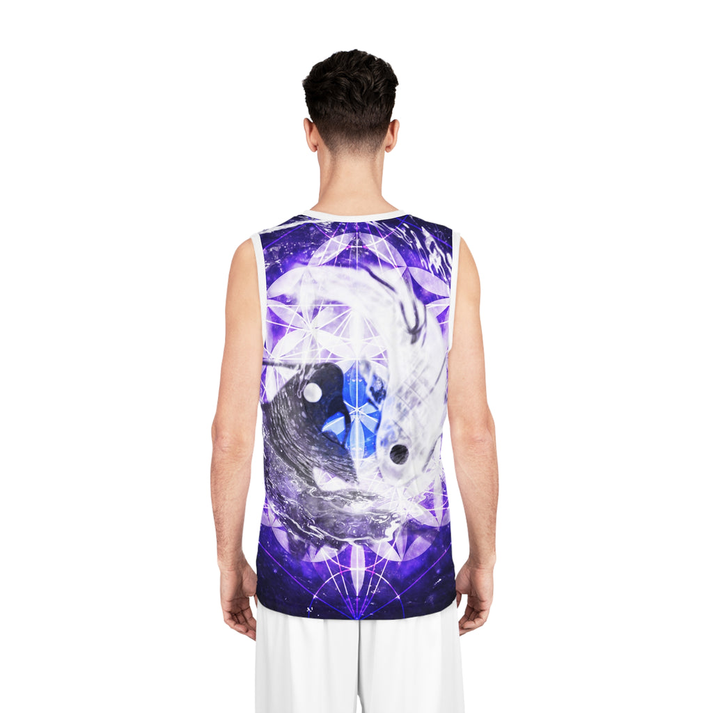Katerina's We Will Go Home Koi Meditations Basketball Jersey