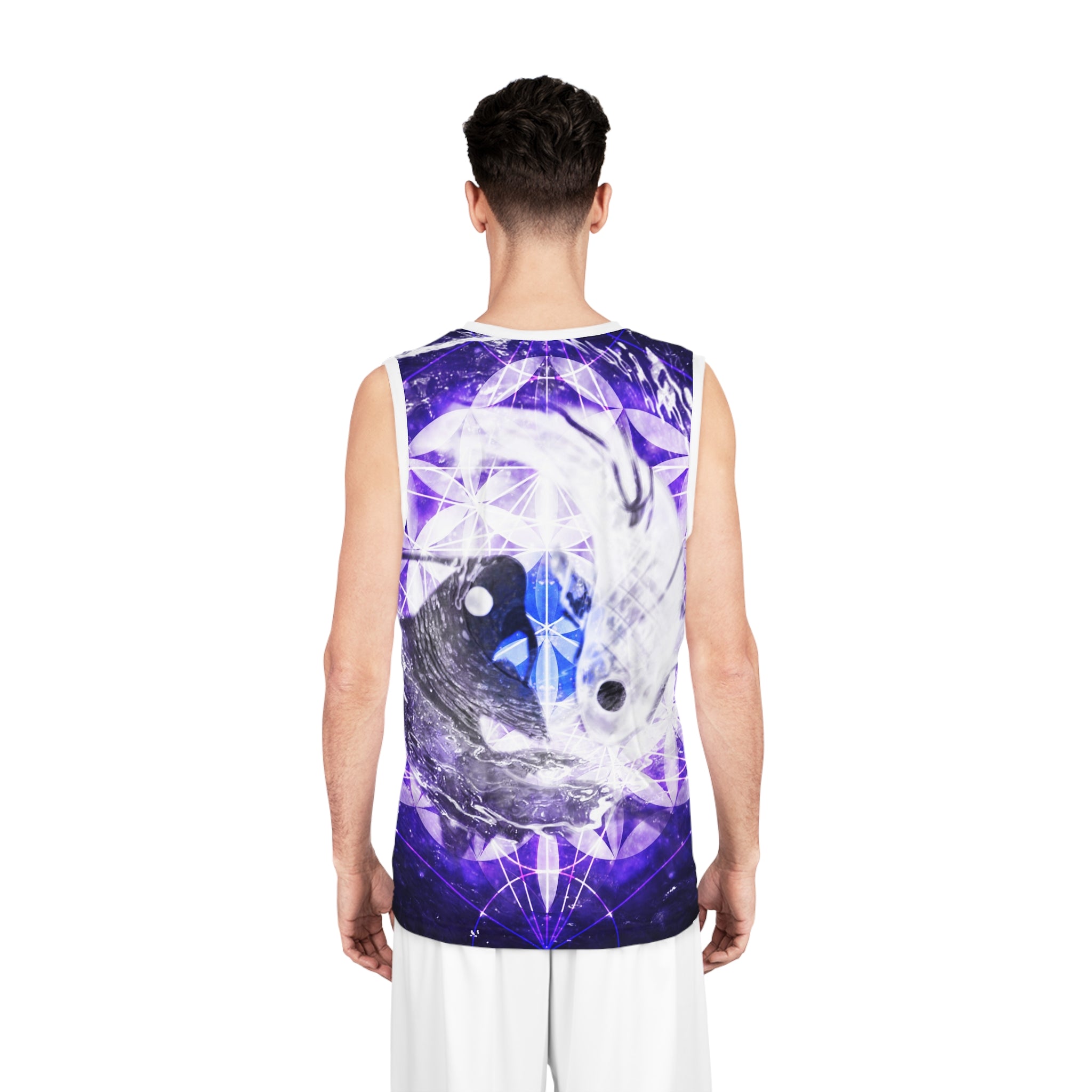 Katerina's We Will Go Home Koi Meditations Basketball Jersey