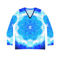 Amen Jin's Blue Sun Om Meditations Long Sleeve V-neck