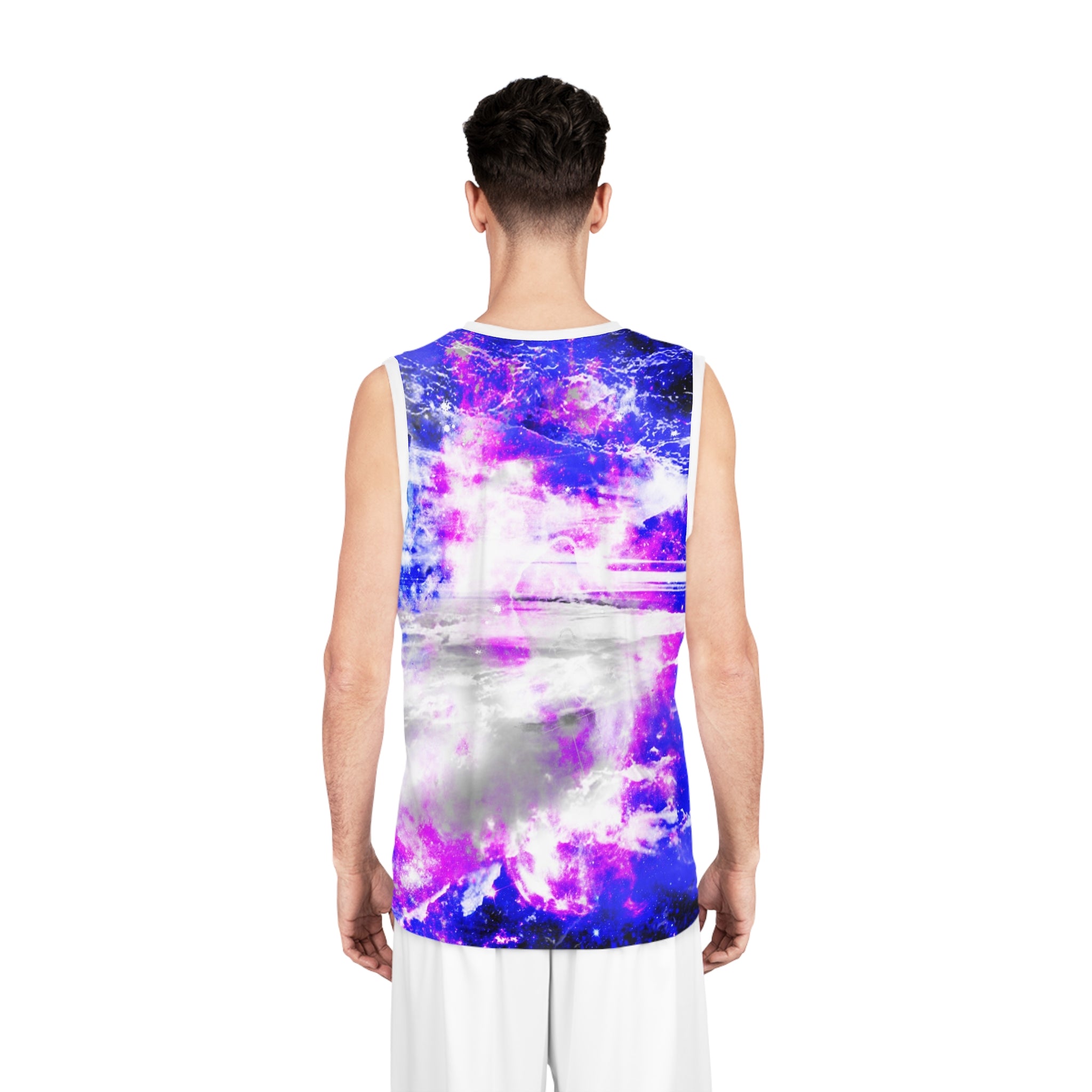 Amethyst Rose Dancing Sea Dreams Basketball Jersey