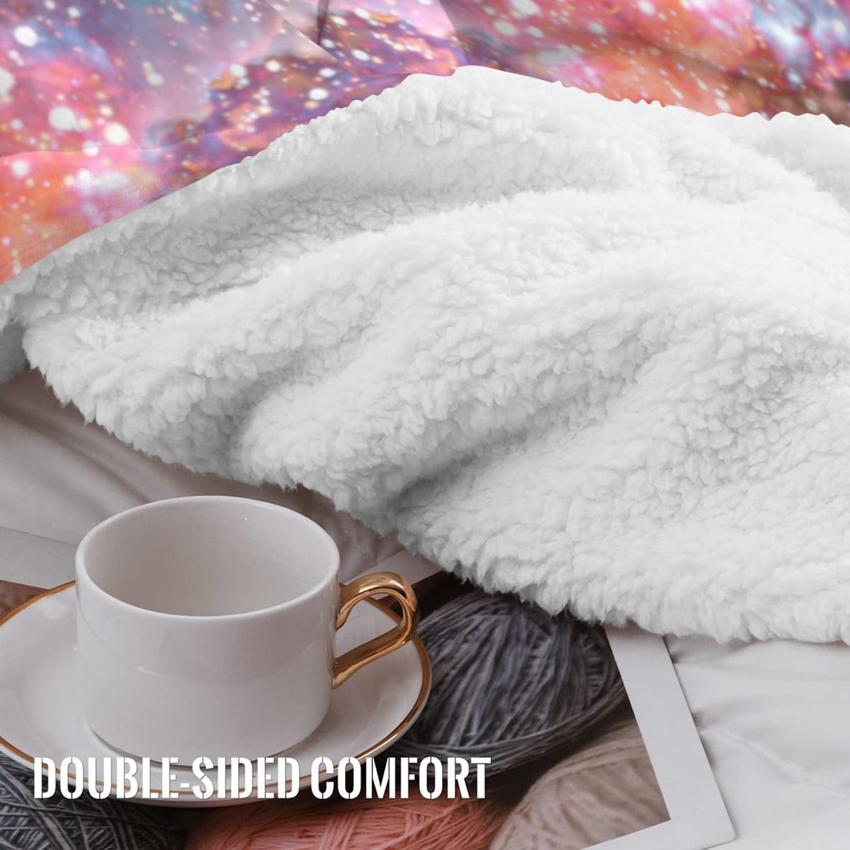 Katerina's Fiesta Desires Sherpa Fleece Blanket 60" x 80" | Ships from USA