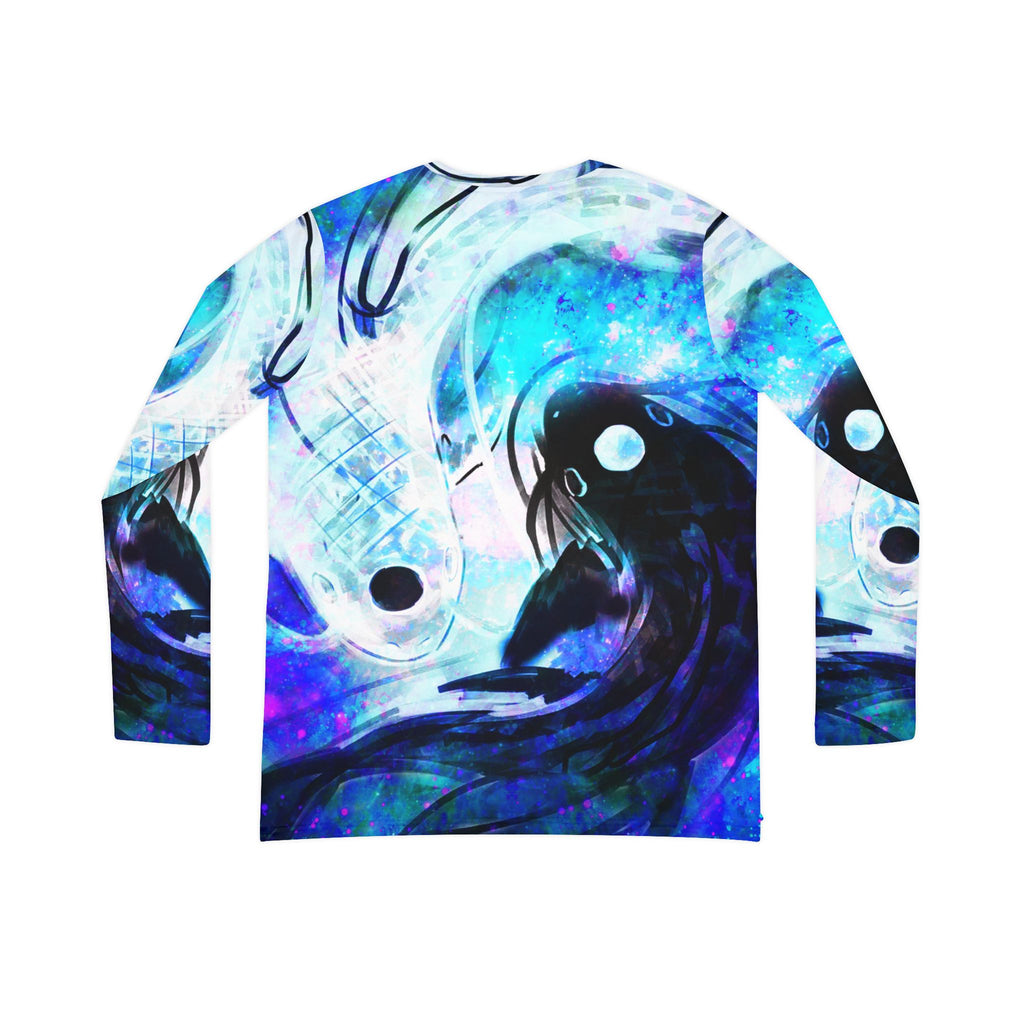 Amen Jin's Memories of Yesterday Desires Koi Dreams Long Sleeve V-neck Shirt