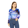 Sea of Serenity Dreams Women's Long Sleeve V-neck Shirt