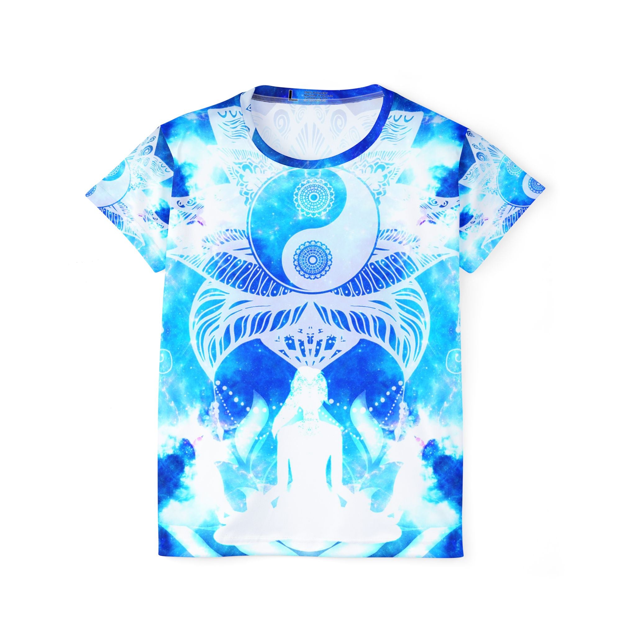 Amen Jin's Mandala of Dragon Fire Lotus Meditations Women's Sports Jersey