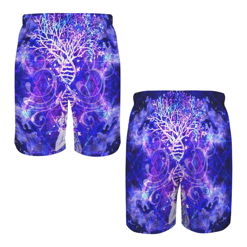 Katerina's Dragon's Eye Desires Buddha Meditations Men's All Over Print Beach Shorts (Sets 26) | Ships from USA