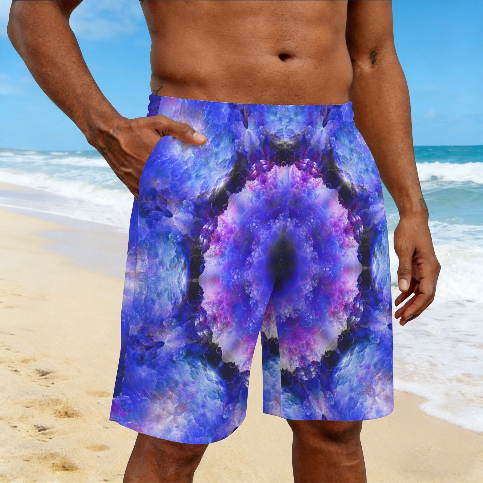 Katerina's I Will Come Again Desires Men's All Over Print Beach Shorts (Sets 26) | Ships from USA