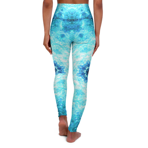 Amen Jin's All the White Horses Desires High Waisted Yoga Leggings