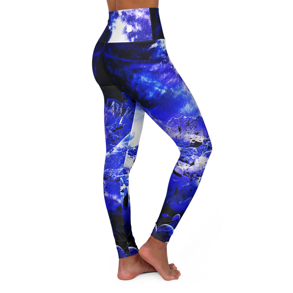 Yule Night Dreams High Waisted Yoga Leggings