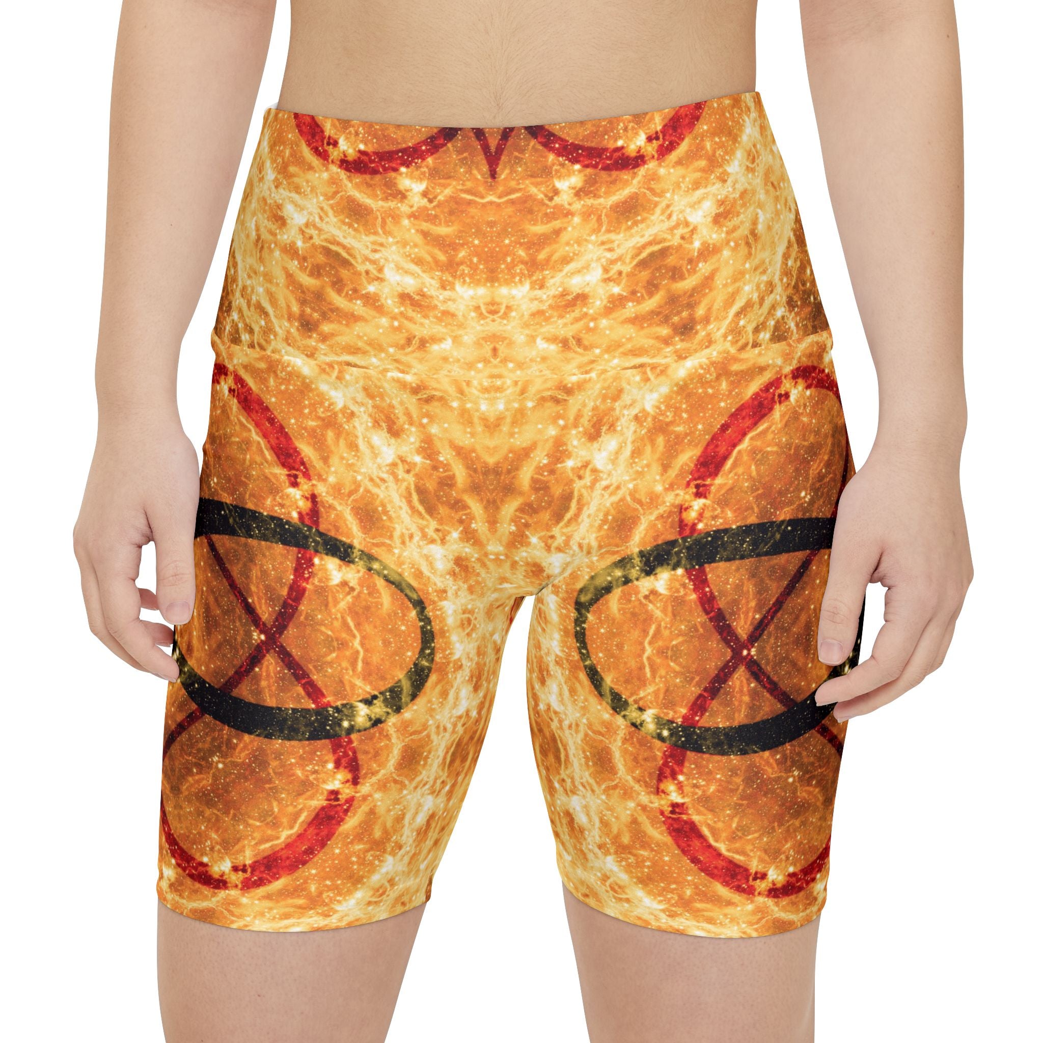 Katerina's Golden Moment Infinity Desires 2023 Women's Workout Shorts