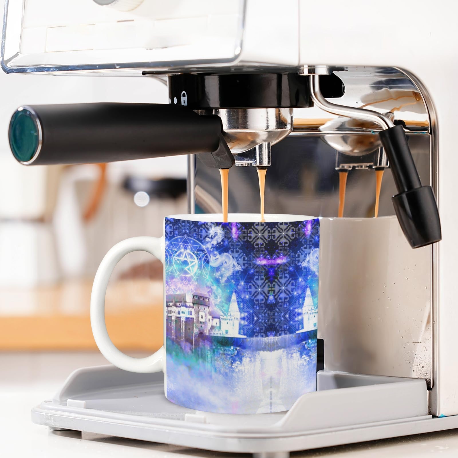 Amen Jin's Katerina's Eros & Psyche Dracularian Meditations Custom White Mug(11OZ)(Set of 2) | Ships from USA