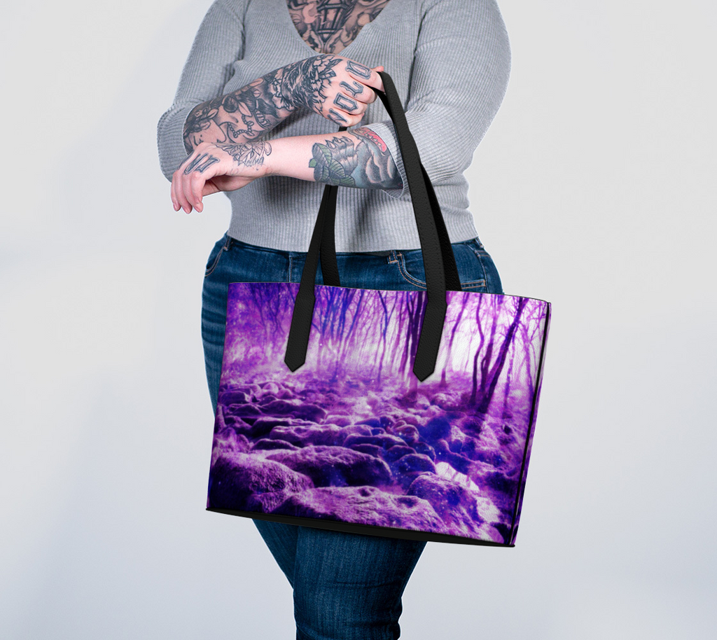Sahasrara Clearing in the Forest Dreams Vegan Tote