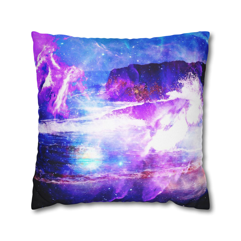 Ad Amoreum Amisi Somewhere on the Indian Ocean Dreams Spun Square Pillow Case