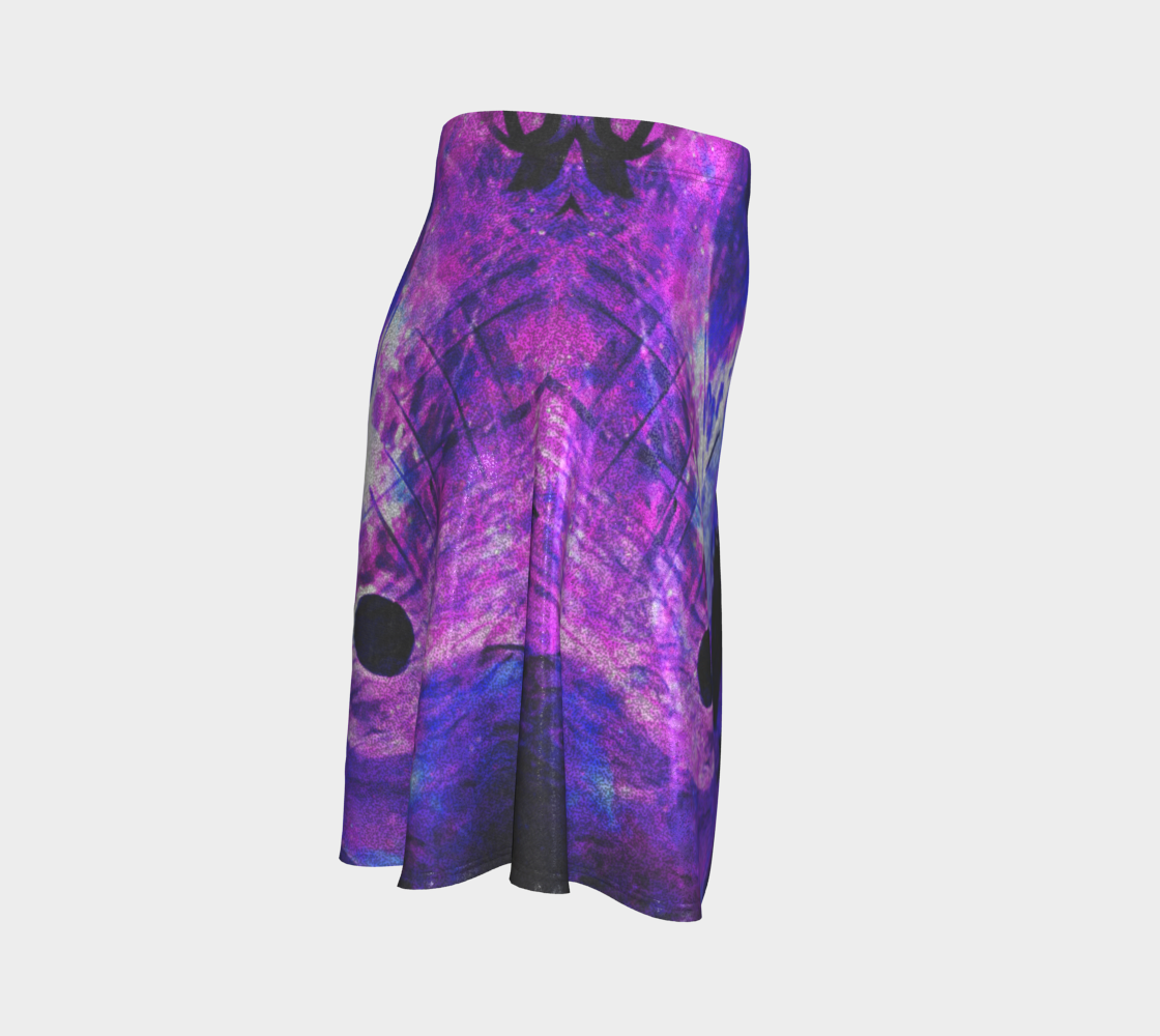 Ajna Desires Koi Dreams Flared Skirt