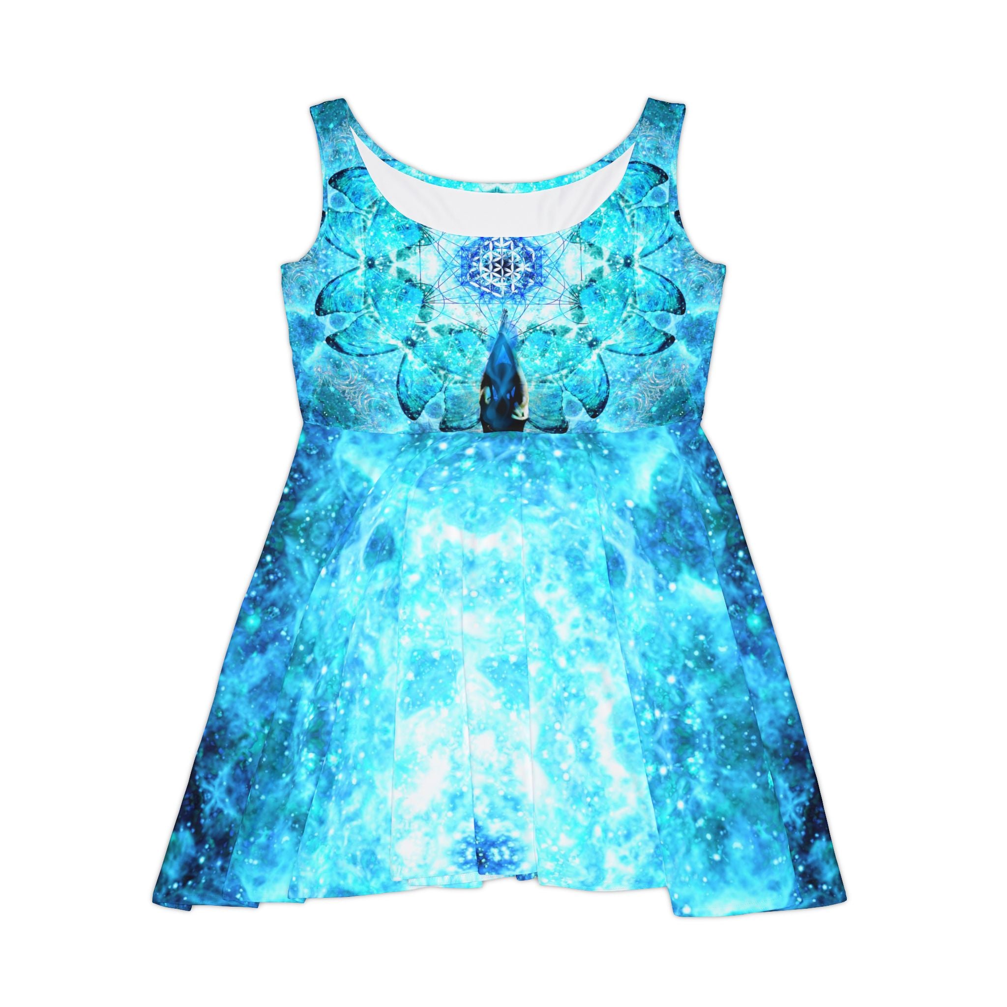 Amen Jin's all the White Horses Metamorphosis Meditations Women's Skater Dress