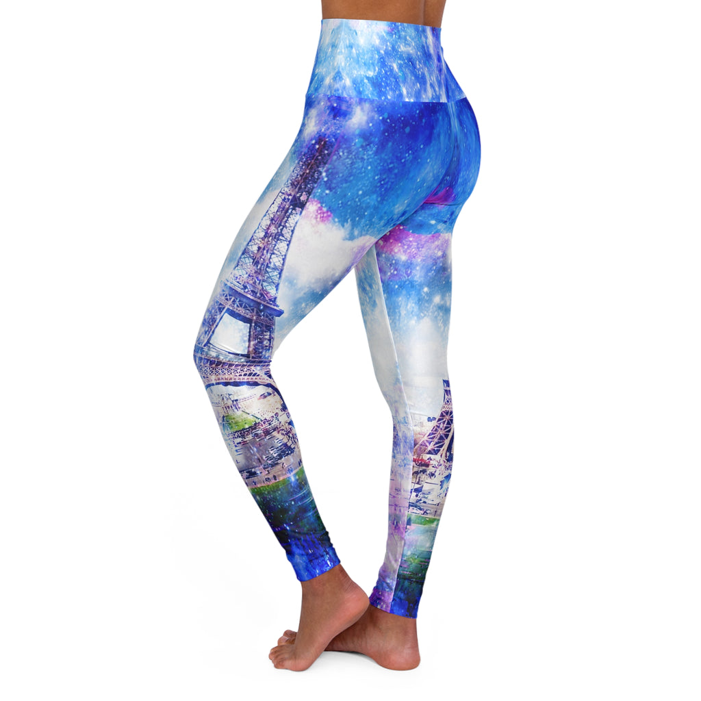 Rainbow Universe Parisian Dreams High Waisted Yoga Leggings