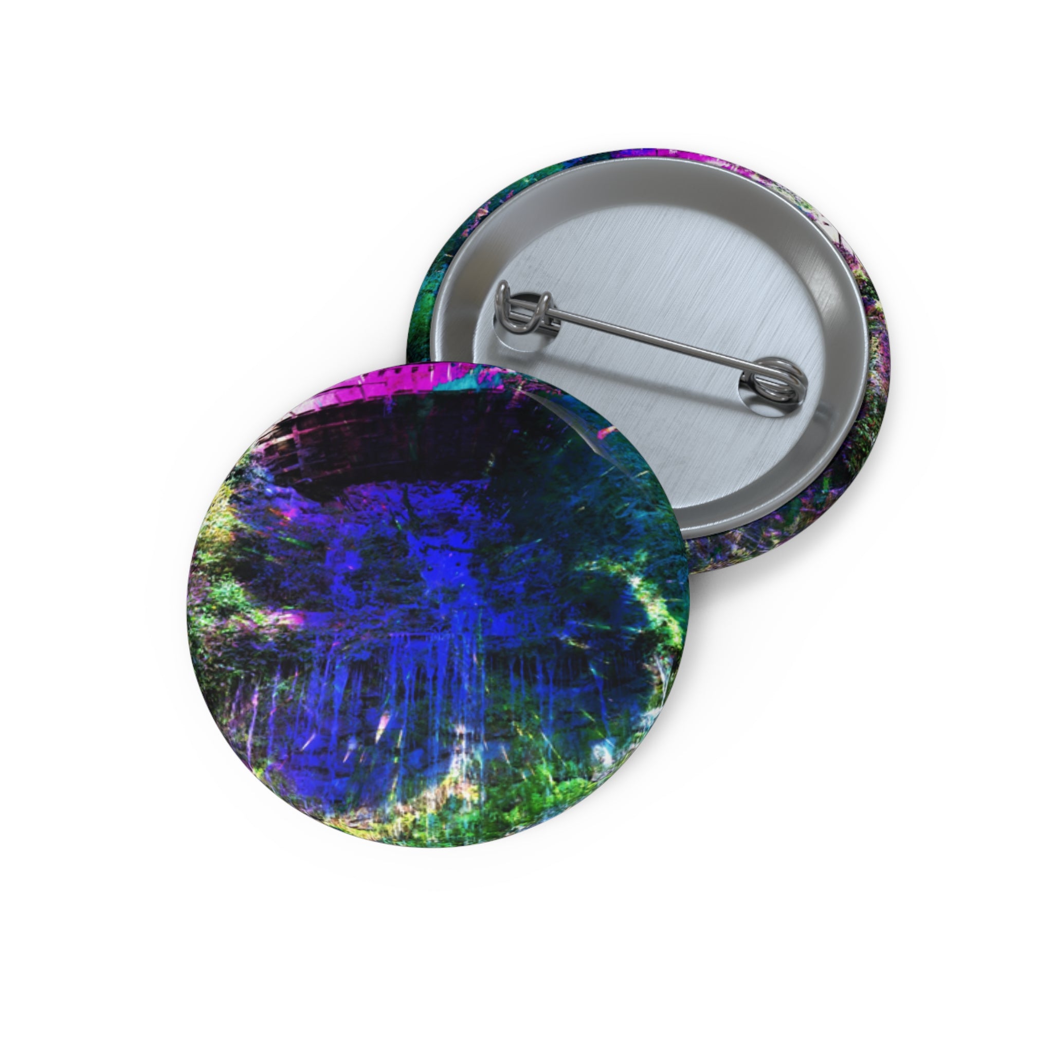 Creation's Eathereal Falls Pin Buttons