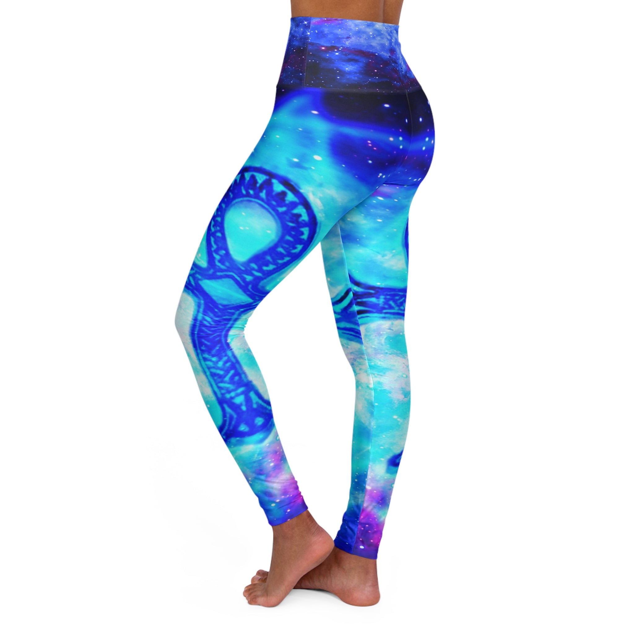 Lover's Ankh Dreams High Waisted Yoga Leggings