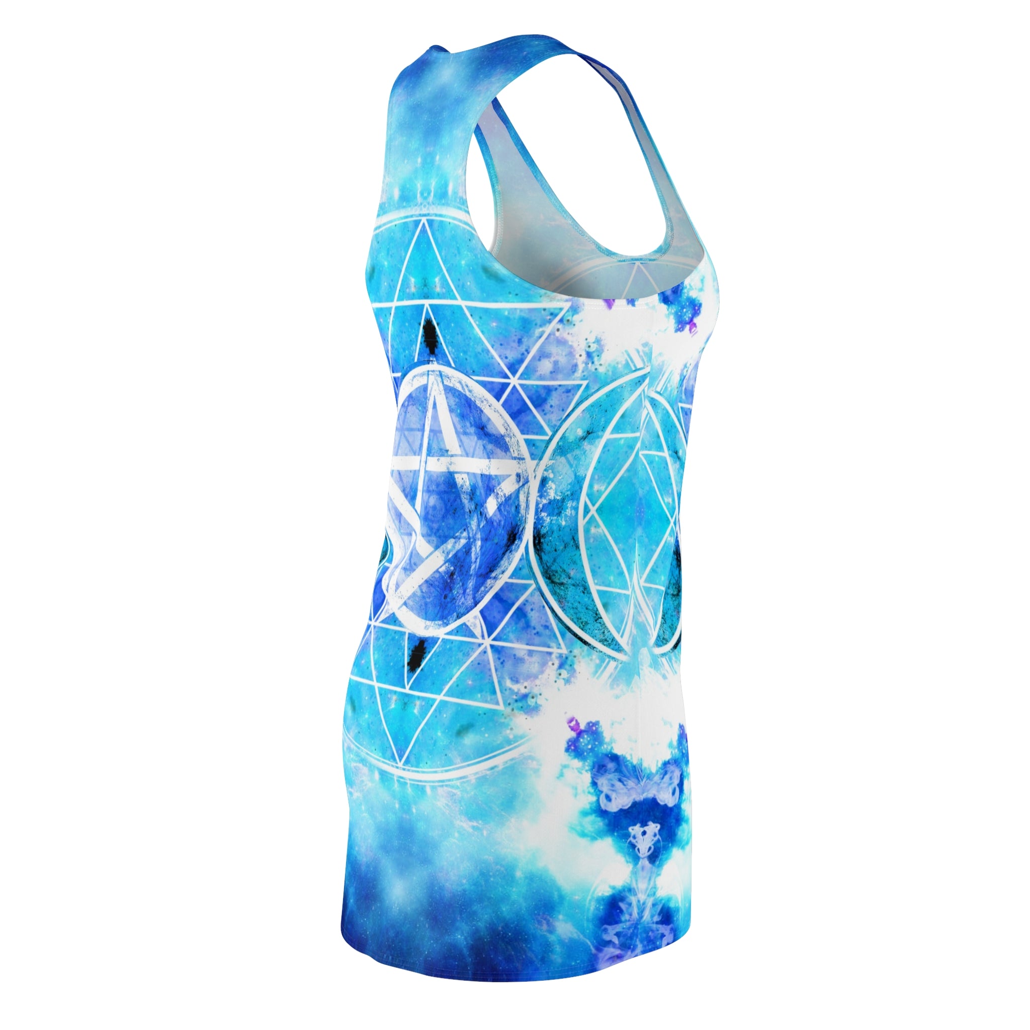 Amen Jin's Mandala of Dragon Fire Desires Women's Racerback Dress