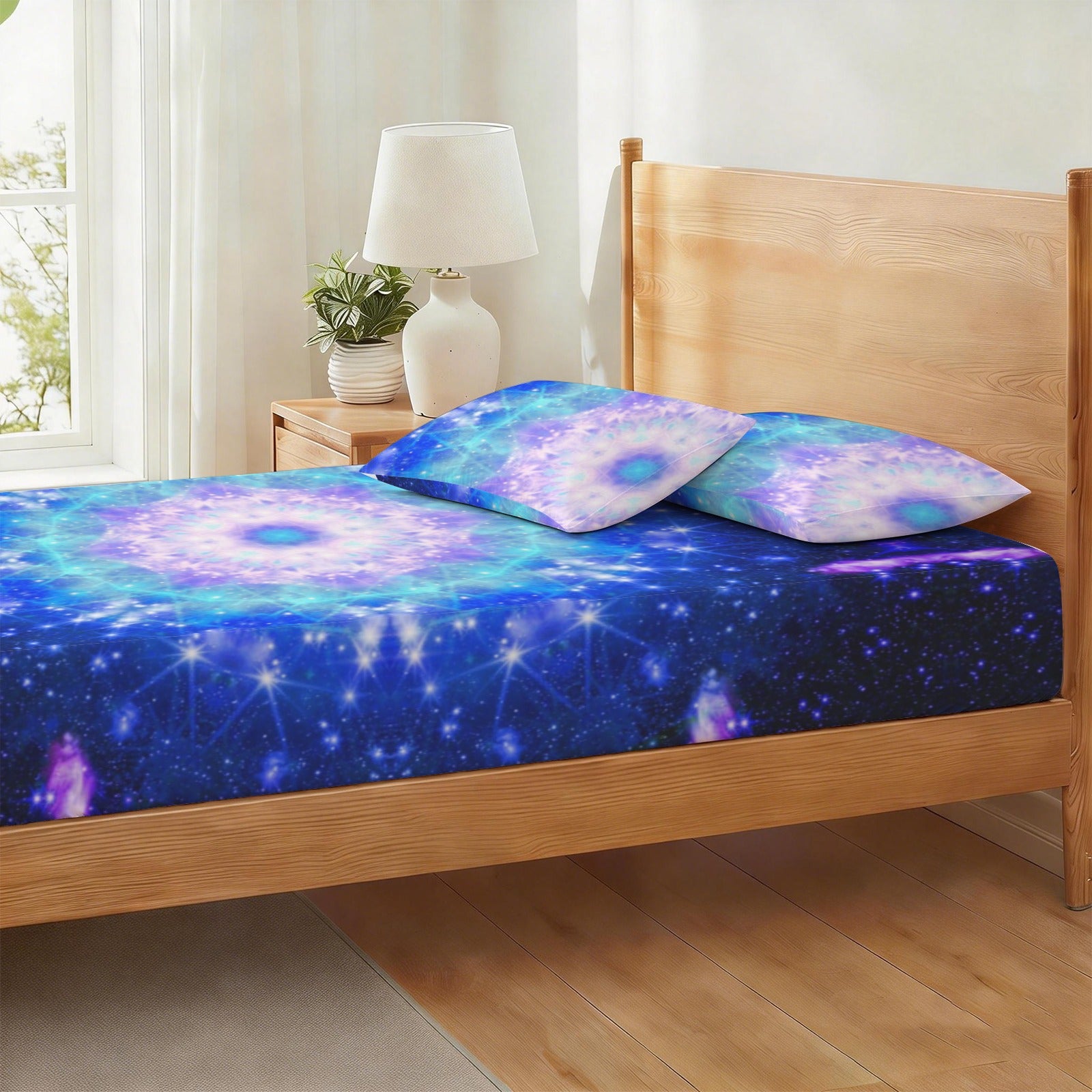 Amen Jin's Katerina's Eros & Psyche Desires Twin Bedding Set (Fitted Sheet + Pillowcases) | Ships from USA