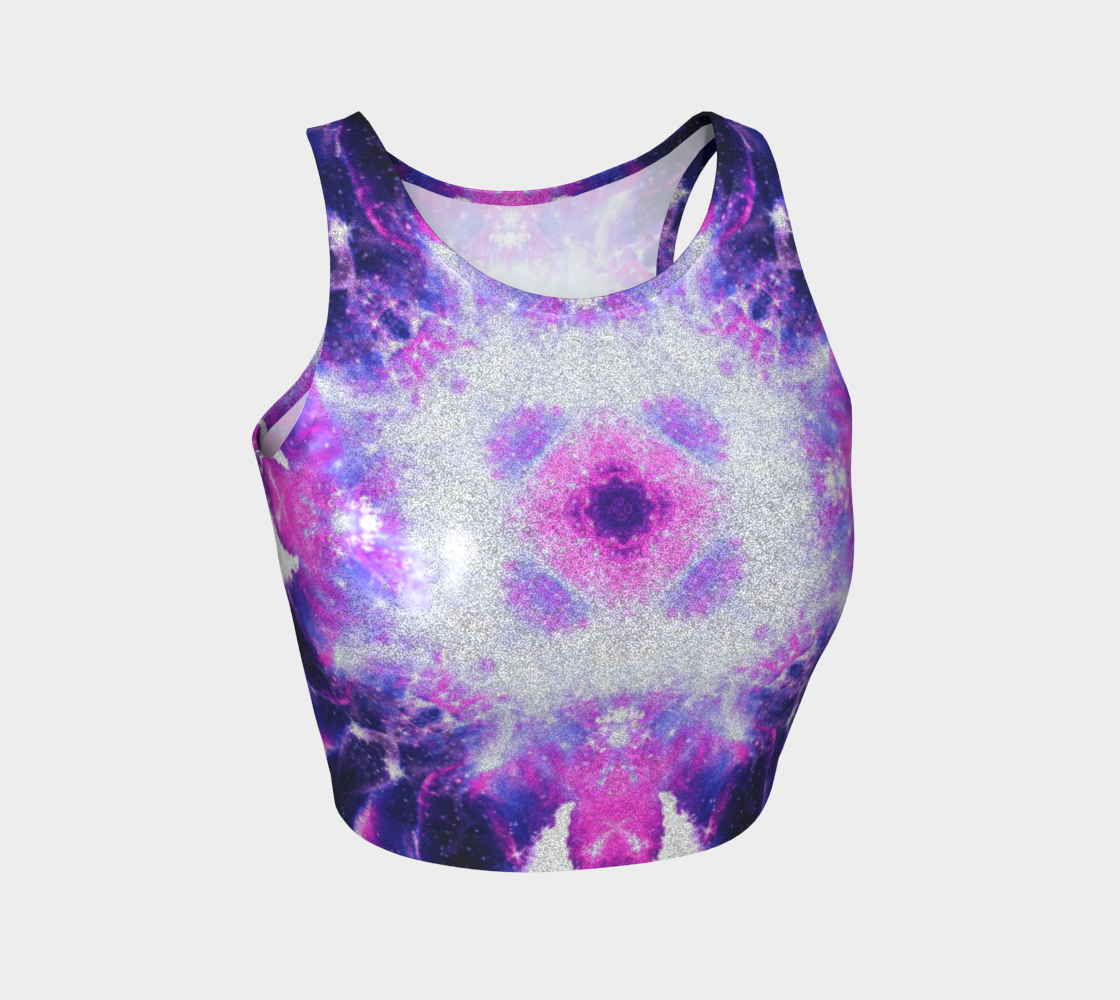 Katerina's Twin Flame Love Desires Athletic Crop Top