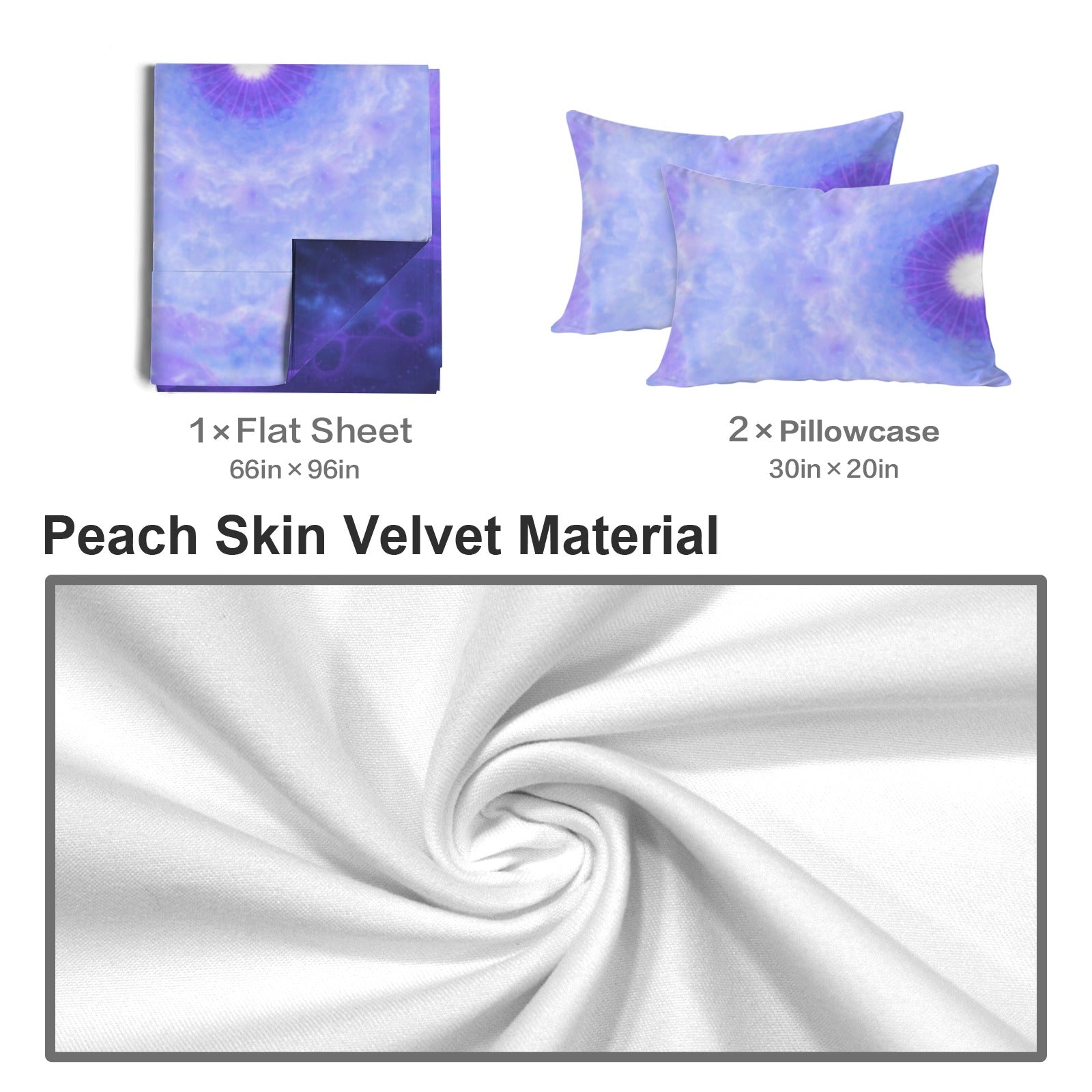 Katerina's Dragon Heart Desires 3-Piece Bedding Set (Bed Sheet + Pillowcases)  | Ships from USA