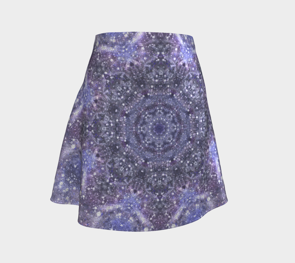 Katerina's Lilac Star Desires Flared Skirt