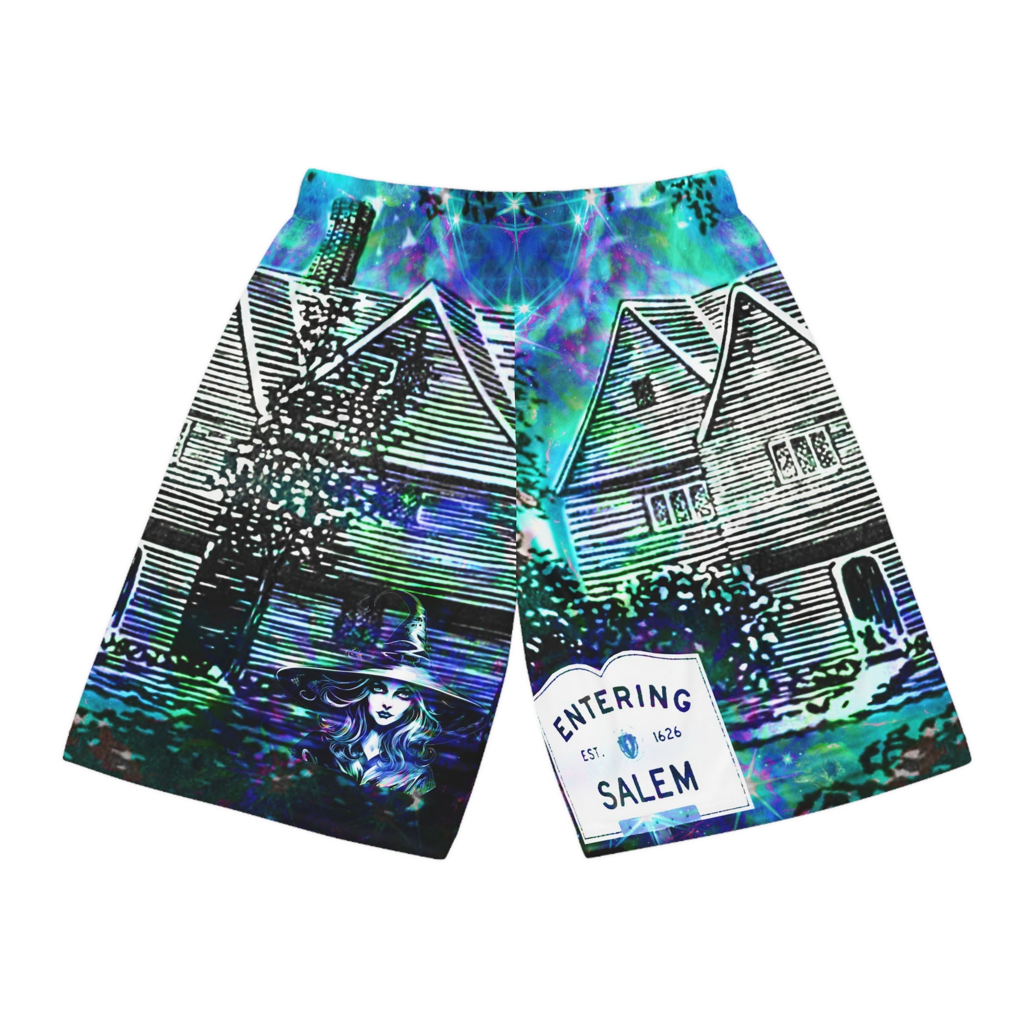 Katerina's Now and Forever Salem Witch Dreams Basketball Shorts