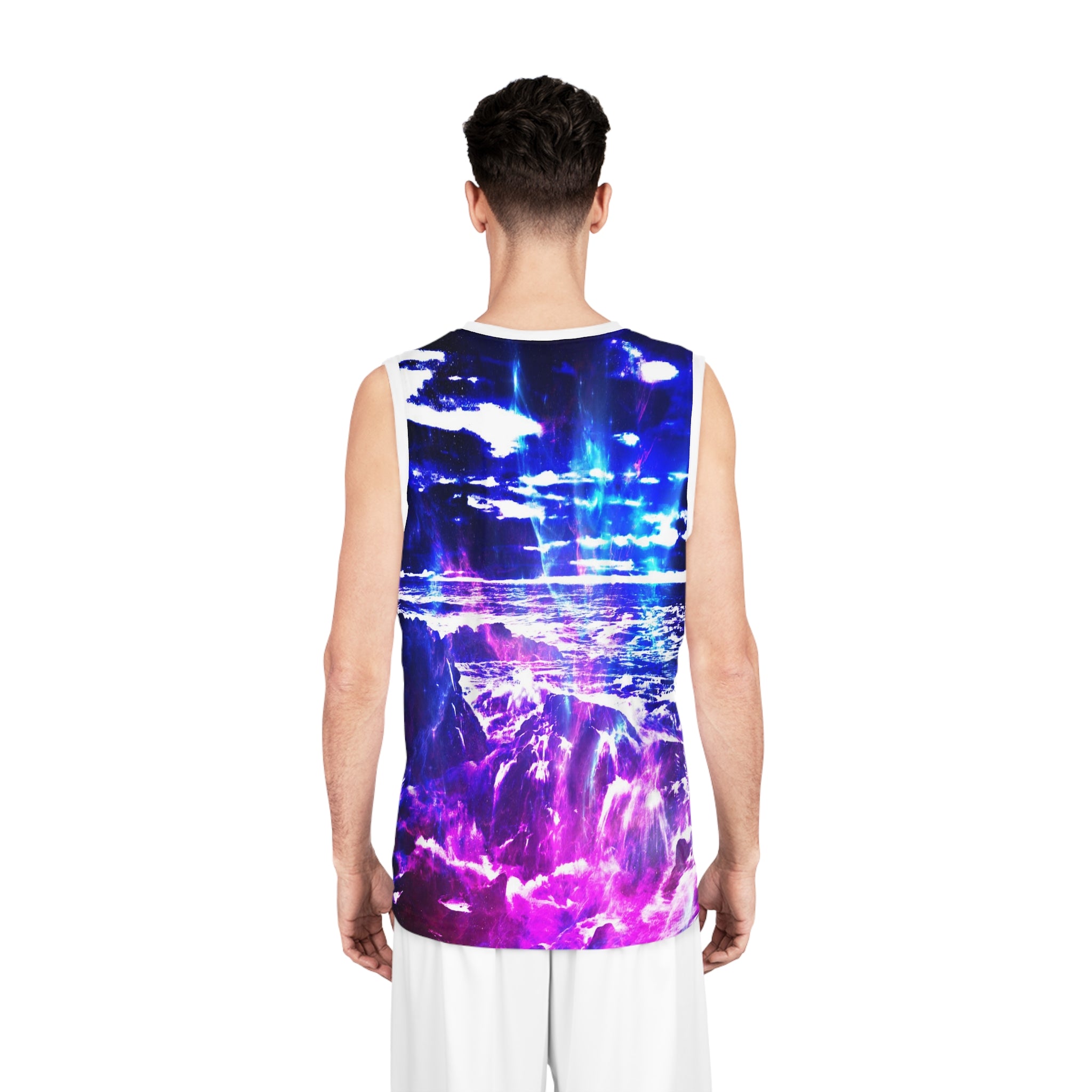 Amethyst Cosmic Falls Dreams Basketball Jersey