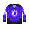 Ajna Yin Yang Meditations Long Sleeve V-neck Shirt