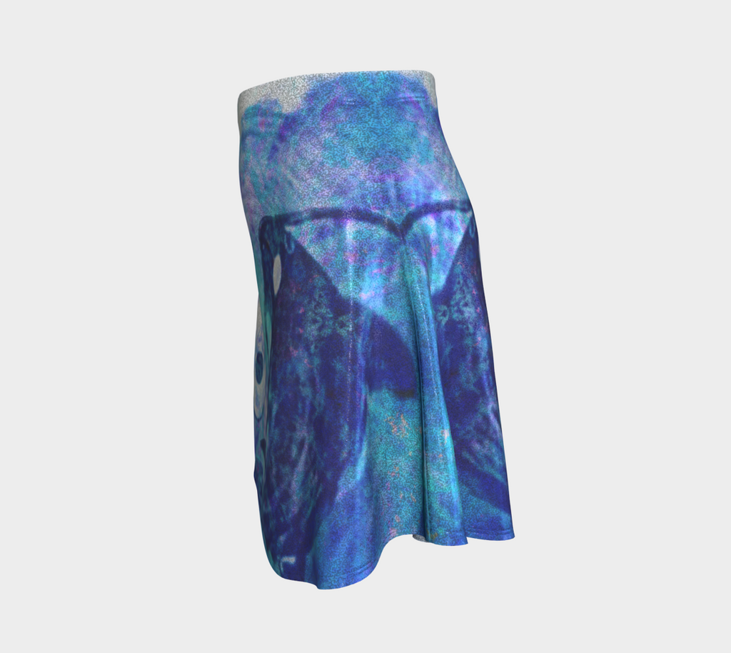 Amen Jin's Lotus Desires Koi Dreams Flared Skirt