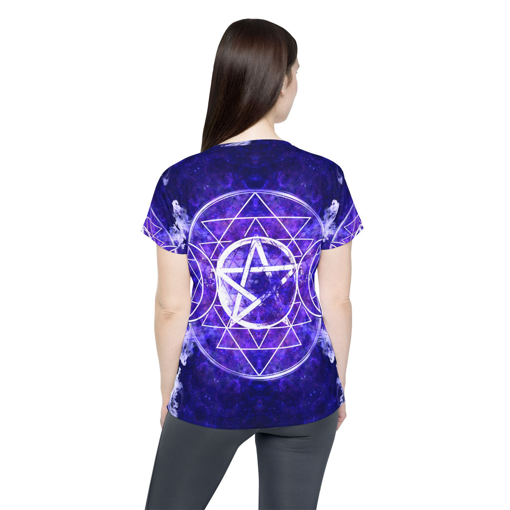 Katerina's Dragon's Eye Triple Goddess Meditations Women's Sports Jersey