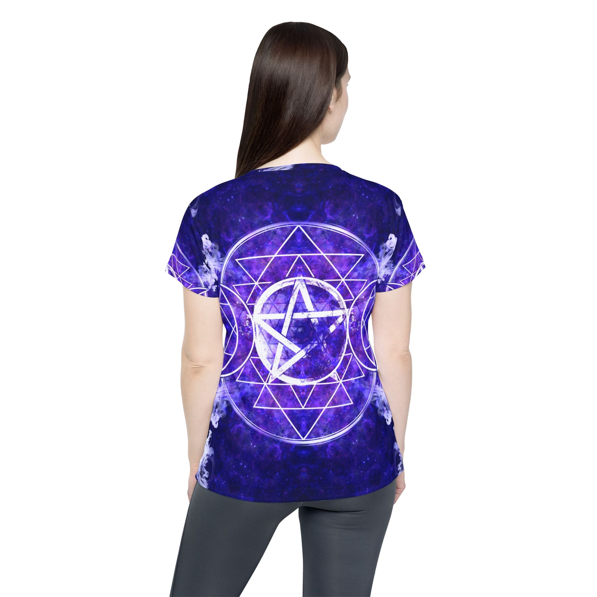 Katerina's Dragon's Eye Triple Goddess Meditations Women's Sports Jersey