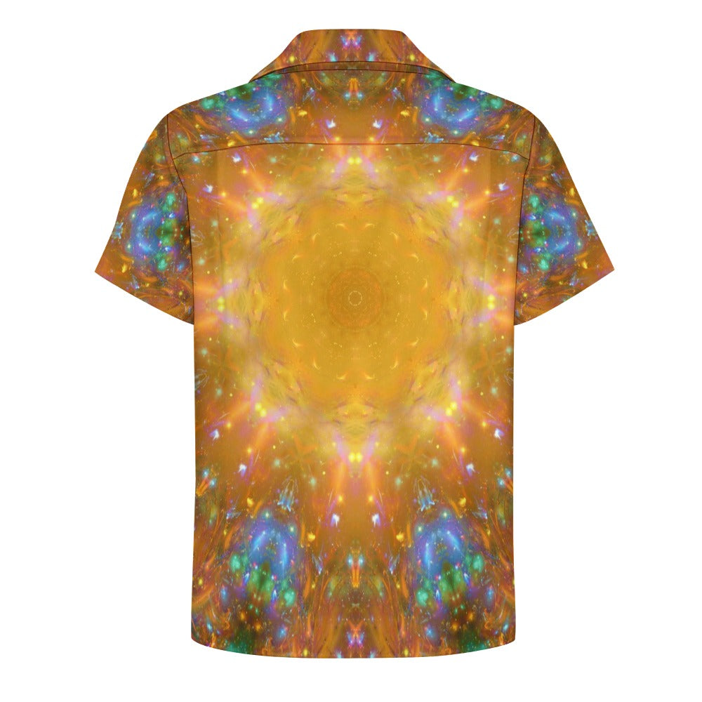 Amen Jin's Dreams of the Lake Desires Cuban collar shirt