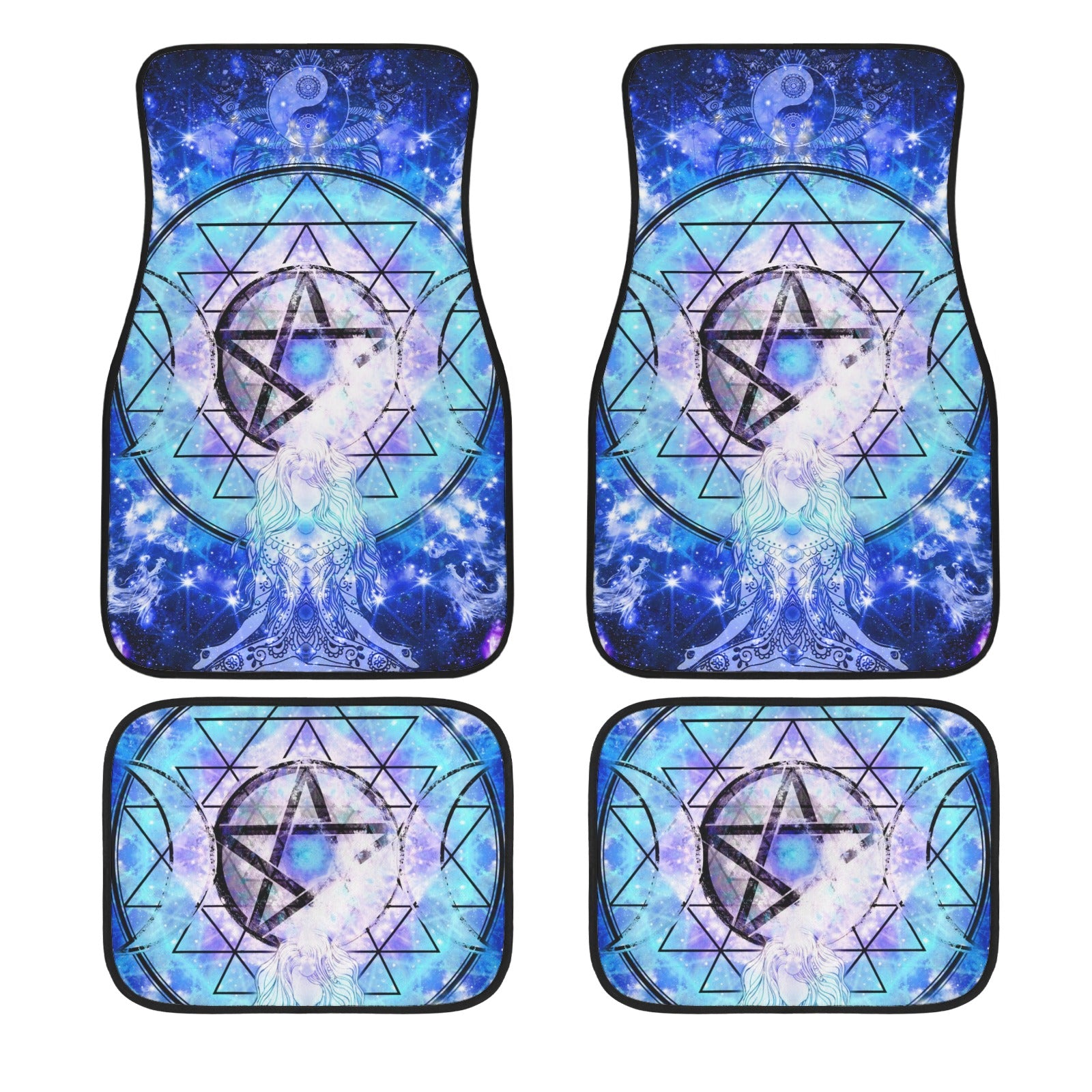 Amen Jin's Katerina's Eros & Psyche Magickal Meditations 4-Piece Car Floor Mats （Customized Separately）| Ships from USA