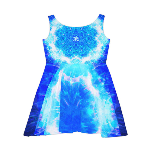 Amen Jin's Blue Sun Om Meditations Women's Skater Dress
