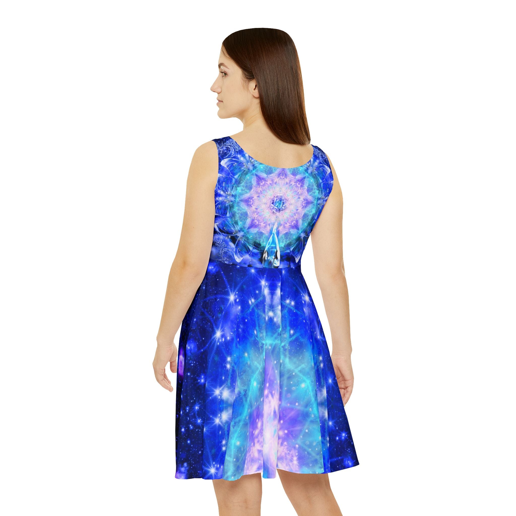 Amen Jin's Katerina's Eros & Psyche Metamorphosis Meditations Skater Dress