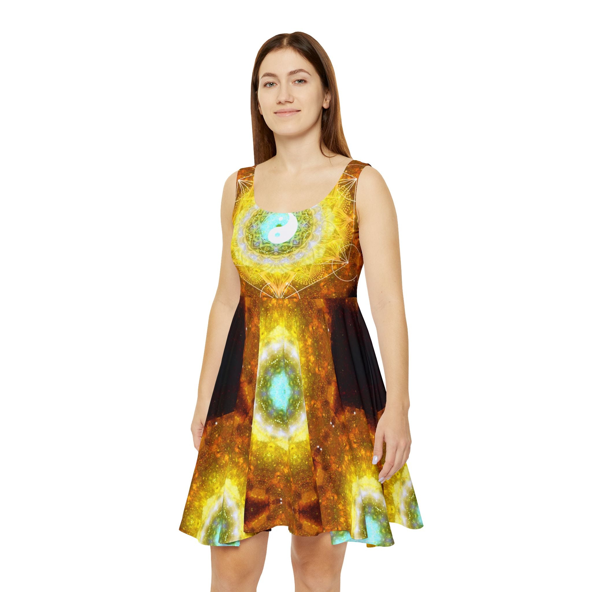 ManiPura Yin Yang Meditations Women's Skater Dress