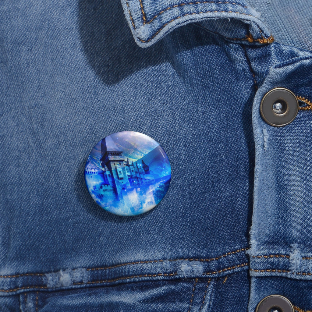 Castle of Glass Dreams Pin Button