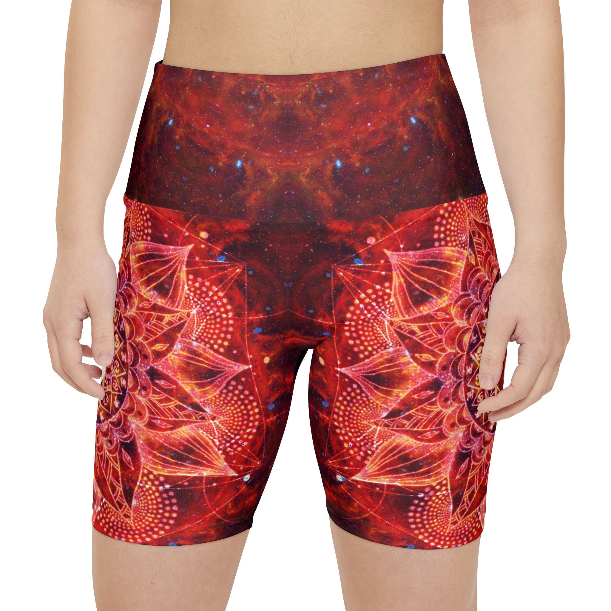 Muladhara Yin Yang Meditations Women's Workout Shorts