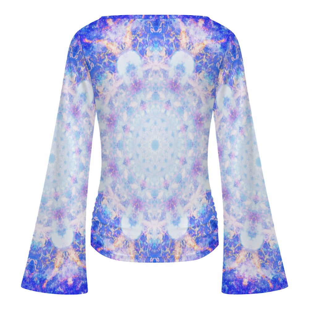 Amen Jin's Katerina's Afterall Desires Women's Boat Neck Bell Sleeve T-shirt