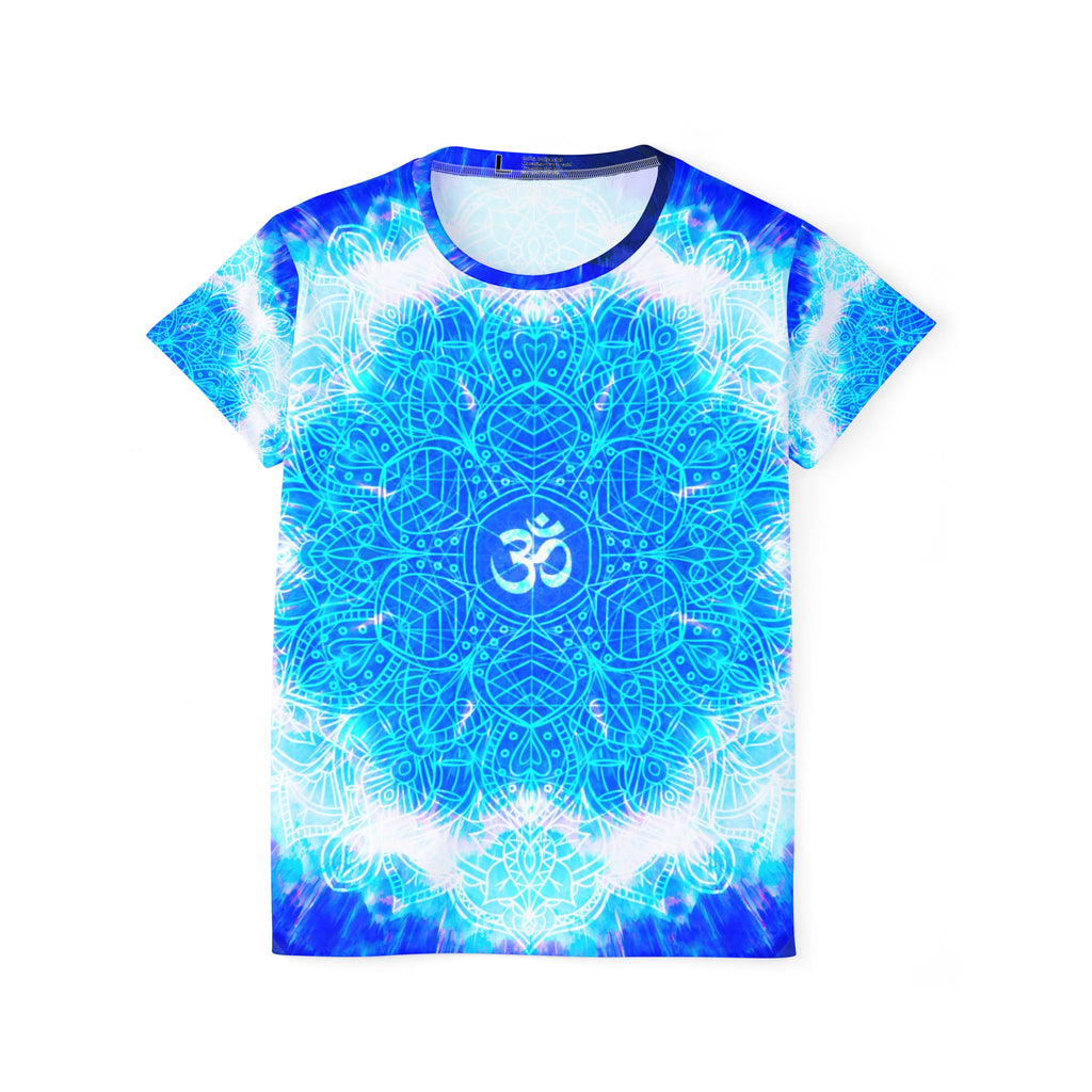 Amen Jin's Blue Sun Om Meditations Women's Sports Jersey