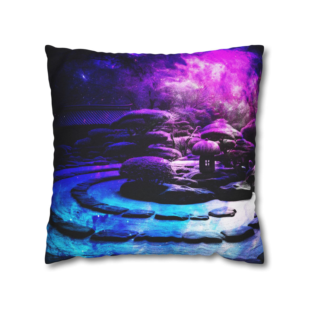 Creation's Heaven Tranquil Garden Dreams Spun Polyester Square Pillow Case