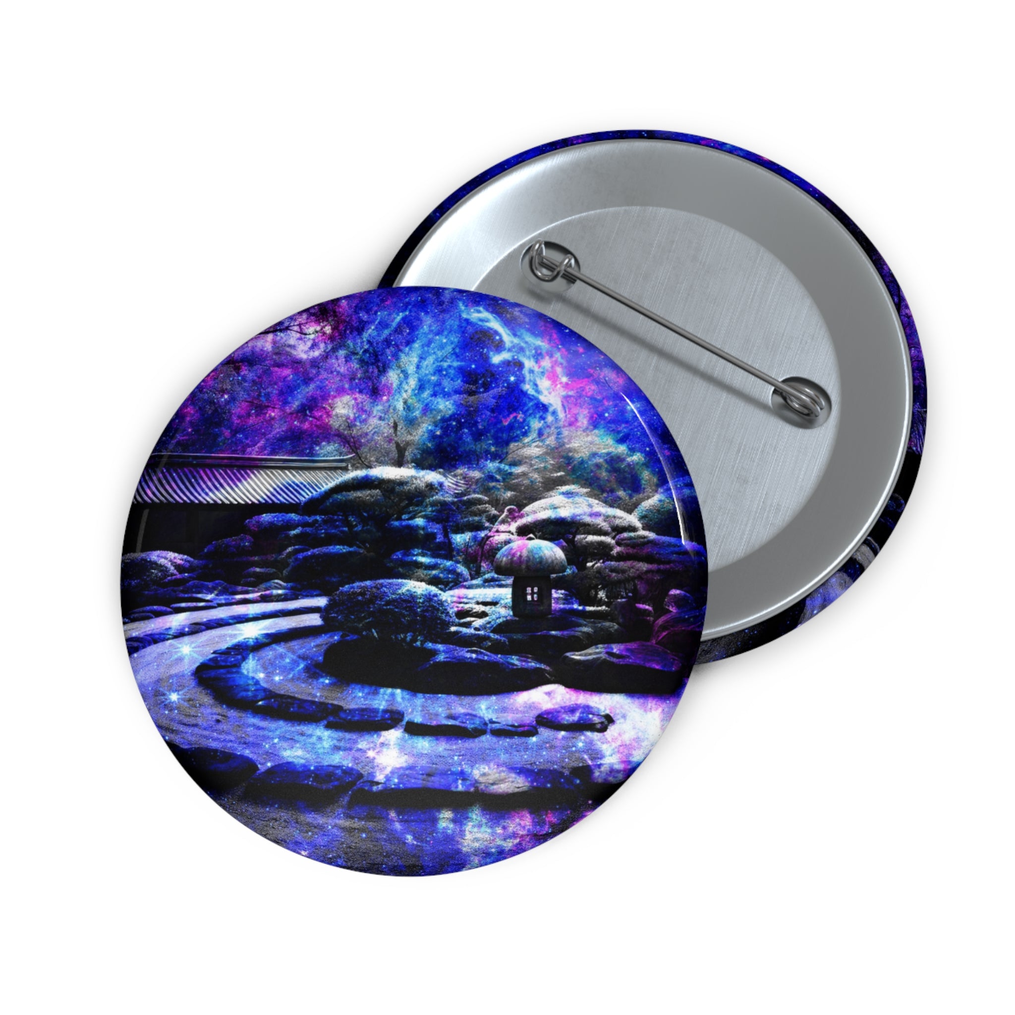 Katerina’s on My Way Home Tranquil Garden Dreams Pin Buttons