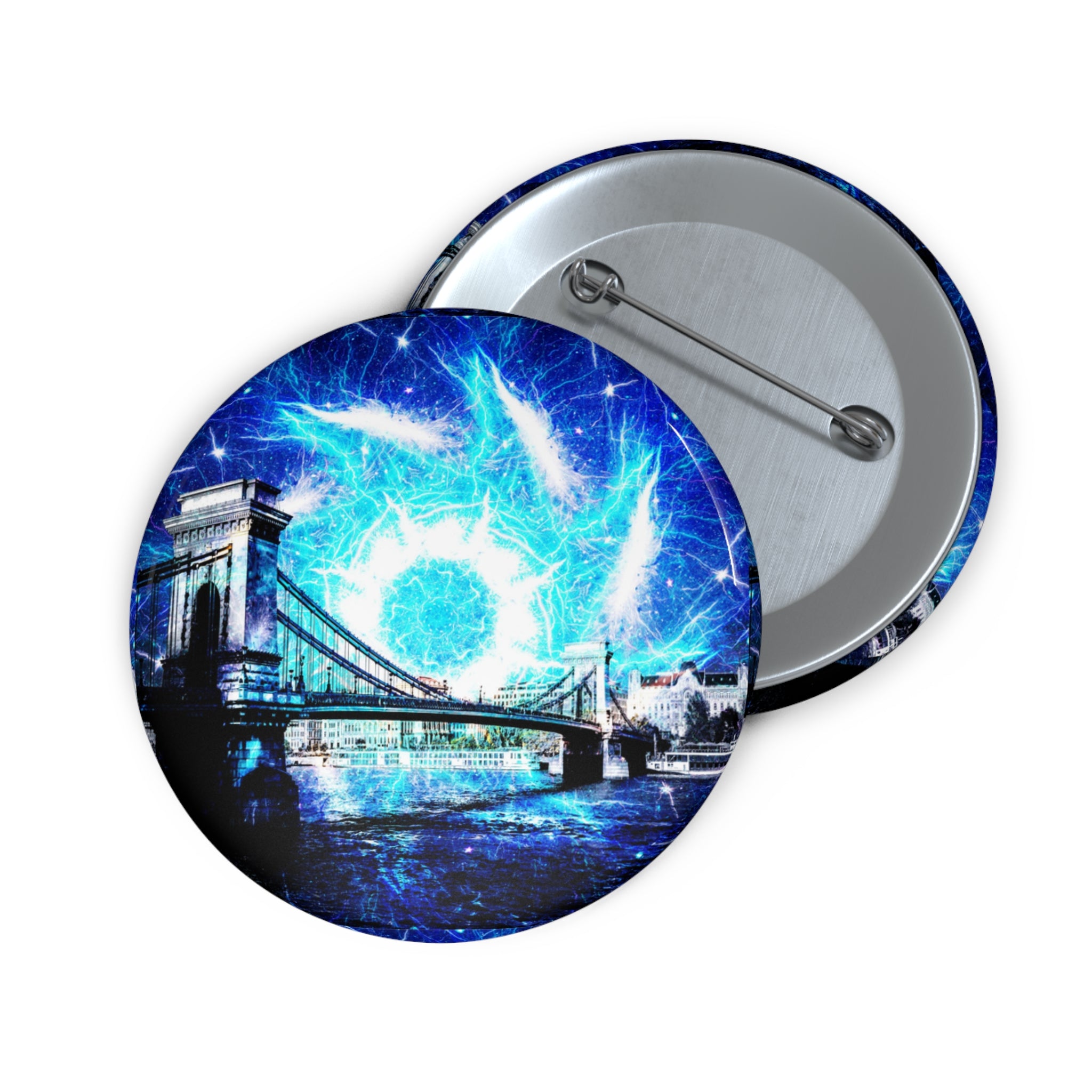 Katerina's Mandala of Dragon Fires Desires Budapest Dreams Pin Buttons