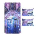 Katerina's Through Time & Space Doctor Desires Twin Bedding Set (Fitted Sheet + Pillowcases) | Ships from USA